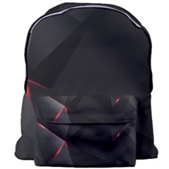 Black Light Dark Figures Giant Full Print Backpack by Sapixe