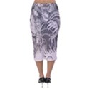 Chinese Dragon Tattoo Velvet Midi Pencil Skirt View2