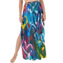 Graffiti Hearts Street Art Spray Paint Rad Maxi Chiffon Tie-Up Sarong View1