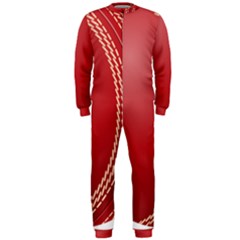 Cricket Ball Onepiece Jumpsuit (men)  by Sapixe