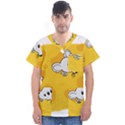 Rat Mouse Cheese Animal Mammal Men s V-Neck Scrub Top View1