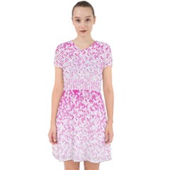 Halftone Dot Background Pattern Adorable In Chiffon Dress by Nexatart