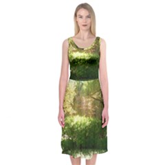 Highland Park 19 Midi Sleeveless Dress by bestdesignintheworld