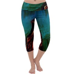 Ceramics Of Ancient Land 10 Capri Yoga Leggings by bestdesignintheworld