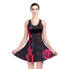 Calligraphy Reversible Skater Dress by bestdesignintheworld