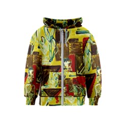 Dscf1482 - Ancient Geomenty Kids  Zipper Hoodie by bestdesignintheworld