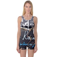 Dscf1638 - Written Poems One Piece Boyleg Swimsuit by bestdesignintheworld