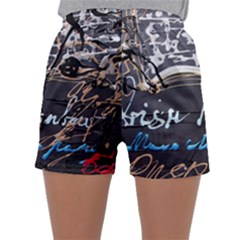 Dscf1638 - Written Poems Sleepwear Shorts by bestdesignintheworld