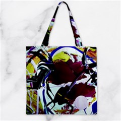 Immediate Attraction 9 Zipper Grocery Tote Bag by bestdesignintheworld