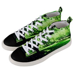 Lake Park 14 Men s Mid-top Canvas Sneakers by bestdesignintheworld