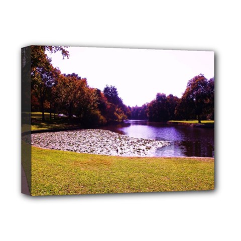 Highland Park 7 Deluxe Canvas 16  X 12   by bestdesignintheworld