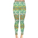 Colorful Tropical Print Pattern Inside Out Leggings View3