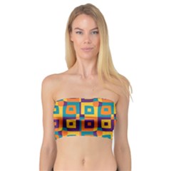 Artwork By Patrick-squares-4 Bandeau Top by ArtworkByPatrick