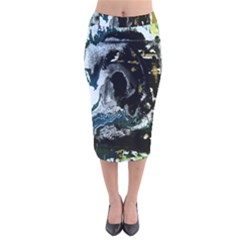 Twist 4 Velvet Midi Pencil Skirt by bestdesignintheworld