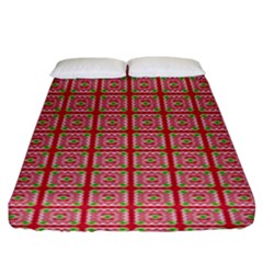 Christmas Paper Wrapping Paper Fitted Sheet (king Size) by Sapixe