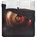 Steampunk Airship Sailing the Stars of Deep Space Duvet Cover Double Side (King Size) View2