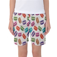 Macaron Macaroon Stylized Macaron Women s Basketball Shorts by Sapixe