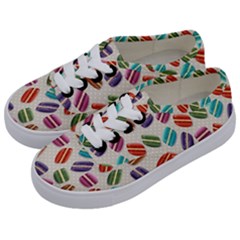 Macaron Macaroon Stylized Macaron Kids  Classic Low Top Sneakers by Sapixe