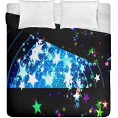 Star Abstract Background Pattern Duvet Cover Double Side (king Size) by Sapixe