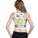 Colorful Doodle Soda Cartoon Set Racer Back Crop Top View2