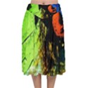 I Wonder Velvet Flared Midi Skirt View1