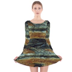 Tree In Highland Park Long Sleeve Velvet Skater Dress by bestdesignintheworld