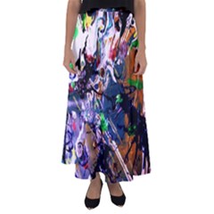 Jealousy   Battle Of Insects 6 Flared Maxi Skirt by bestdesignintheworld