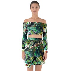 Jealousy   Battle Of Insects 4 Off Shoulder Top With Skirt Set by bestdesignintheworld