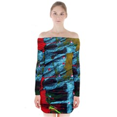 Totem 1 Long Sleeve Off Shoulder Dress by bestdesignintheworld