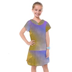 Abstract Smooth Background Kids  Drop Waist Dress by Modern2018