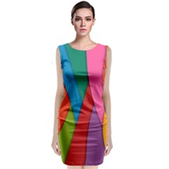 Abstract Background Colrful Classic Sleeveless Midi Dress by Modern2018