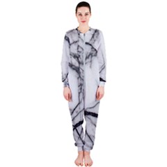 Marble Tiles Rock Stone Statues Onepiece Jumpsuit (ladies)  by Simbadda