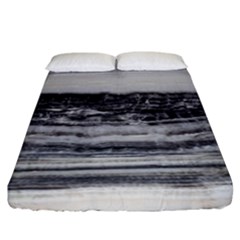 Marble Tiles Rock Stone Statues Pattern Texture Fitted Sheet (california King Size) by Simbadda