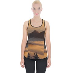 Homberg Clouds Selva Marine Piece Up Tank Top by Simbadda