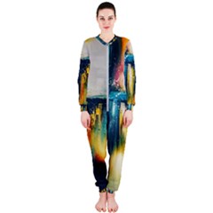 Art Painting Abstract Yangon Onepiece Jumpsuit (ladies)  by Simbadda