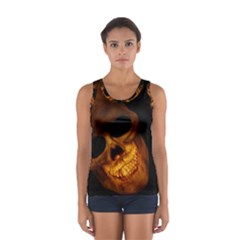 Skull Sport Tank Top  by StarvingArtisan