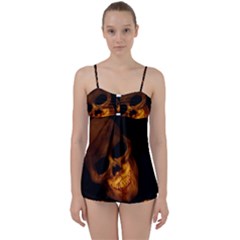 Skull Babydoll Tankini Set by StarvingArtisan