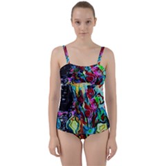 Still Life With Two Lamps Twist Front Tankini Set by bestdesignintheworld