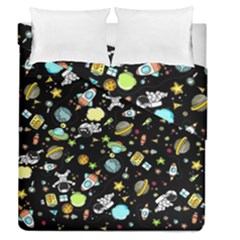 Space Pattern Duvet Cover Double Side (queen Size) by Valentinaart