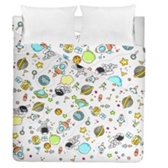 Space Pattern Duvet Cover Double Side (queen Size) by Valentinaart