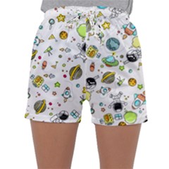 Space Pattern Sleepwear Shorts by Valentinaart