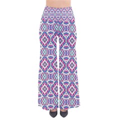 Colorful Folk Pattern So Vintage Palazzo Pants by dflcprints