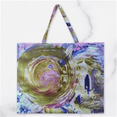 June Gloom 1 Zipper Large Tote Bag by bestdesignintheworld