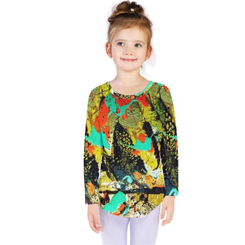 Fragrance Of Kenia 6 Kids  Long Sleeve Tee by bestdesignintheworld