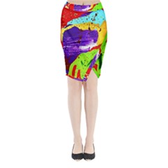 Untitled Island 2 Midi Wrap Pencil Skirt by bestdesignintheworld