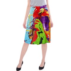 Untitled Island 5 Midi Beach Skirt by bestdesignintheworld