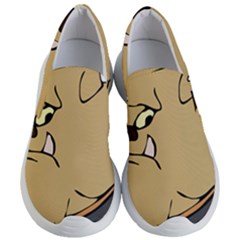 Bulldog Dog Head Canine Pet Women s Lightweight Slip Ons by Nexatart