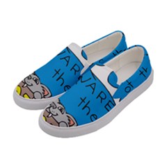 Cat Print Paw Pet Animal Claws Women s Canvas Slip Ons by Nexatart