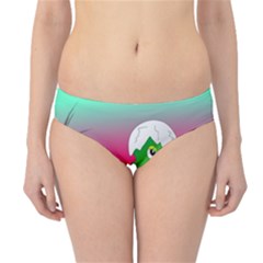 Dinosaur Dino Baby Dino Lizard Hipster Bikini Bottoms by Nexatart