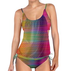 Colorful Sheet Tankini Set by LoolyElzayat